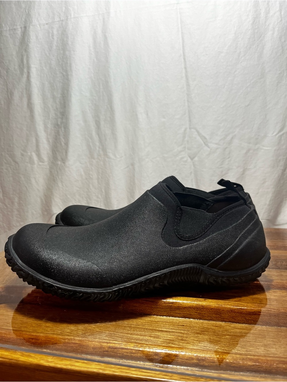 Bogs Men's Urban Walker Low Waterproof Slip-On Shoes Black Size 12📝 - Picture 5 of 13